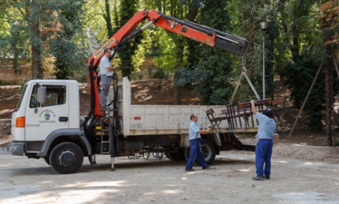 Comienzan los trabajos previos a la instalación de los corrales de los