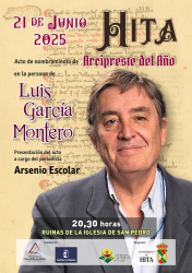 Hita proclama 'Arcipreste del Año' al poeta Luis García Montero