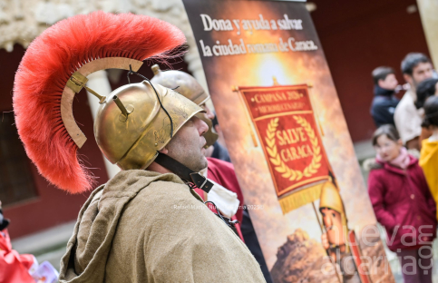 Legiones romanas, patricios y plebeyos reivindican en Guadalajara el futuro de Caraca