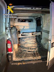 Dos detenidos en Baides tras robar material ferroviario y cable de cobre valorado en 8.000 euros