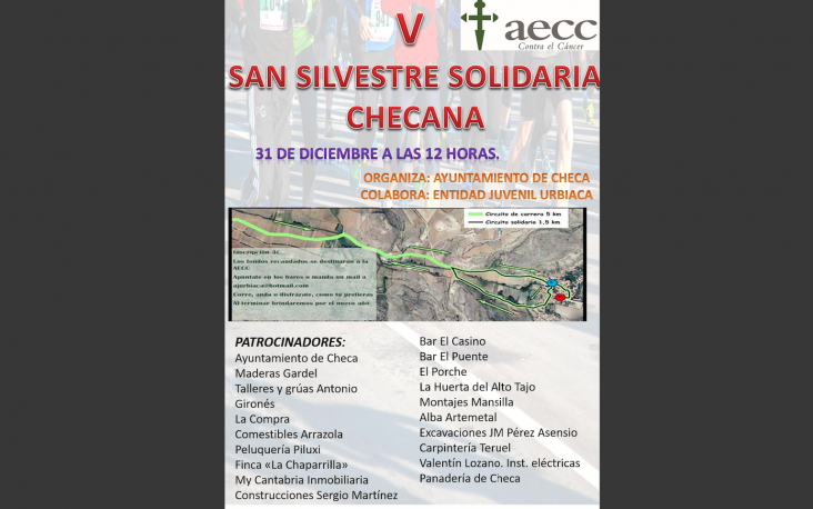 V San Silvestre Solidaria En Checa Nuevaalcarria Guadalajara