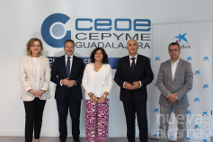 CaixaBank y CEOE-CEPYME Guadalajara renuevan su colaboración para apoyar la financiación y la mejora de la competitividad empresarial en la provincia