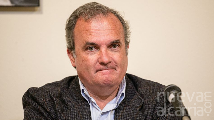 El ganadero Ricardo del Río durante un acto.