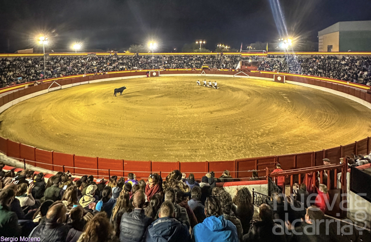 Llenazo la noche del sábado para el concurso de recortadores.