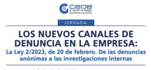 CEOE-CEPYME Guadalajara organiza una jornada titulada 