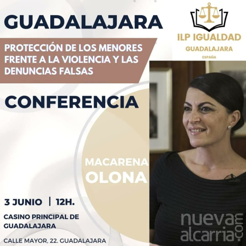 La ex de Vox, Macarena Olona, presenta este sábado en Guadalajara su nuevo proyecto político
