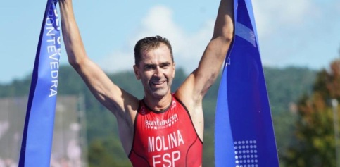 Dani Molina, oro en el Campeonato del Mundo de Triatlón Paralímpico