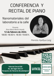 El lunes, conferencia sobre Nanomateriales y recital de piano, en el EJE de Azuqueca 
