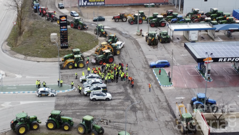 Los tractoristas de Molina quieren agradecer públicamente la labor de la Guardia Civil