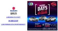 Comienzan los ‘Suzuki Days’ en QUILES Concesionarios