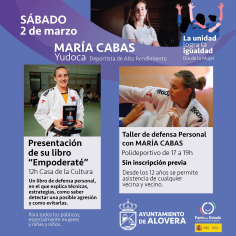 La judoca internacional María Cabas presenta en Alovera su libro 'Empodérate'