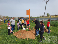 Una veintena de familias contribuyen a mejorar el entorno de Horche en el IV Día del Árbol