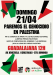 El domingo, manifestación por Palestina en Guadalajara
