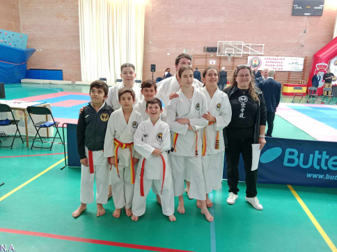 Cinco medallas para el Kuro Obi en la Copa de España de Karate Wado Ruy
