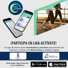 La ciudadanía de Yebes y Valdeluz competirá por ver quién hace más pasos a través de la app ‘Liga Actívate’
