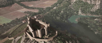 Expertos en arqueología virtual reconstruyen en 3D cómo pudo ser el Castillo de Pelegrina
