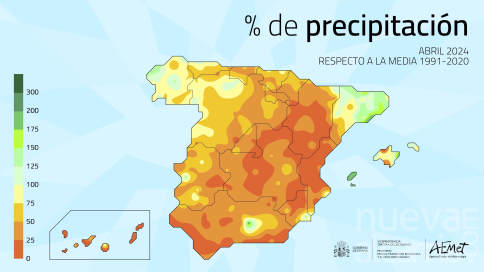 Molina marca la mínima en el sexto abril más cálido desde 1961 de toda España