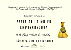 Molina de Aragón celebra la creatividad femenina en la Feria de la Mujer Emprendedora