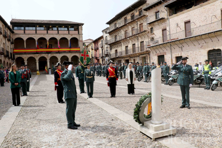 Emotiva celebración del 180 aniversario de la Guardia Civil en Sigüenza
