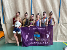 El Club Rítmica Guadalajara logra un buen botín de medallas en el Campeonato Regional
