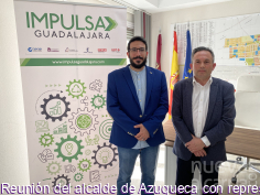 Azuqueca destaca sus 4 millones de m2 de suelo industrial en la reunión con Impulsa