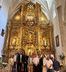 La Iglesia de Romancos ya luce su restaurado retablo