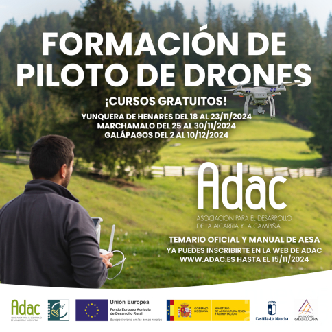 ADAC lanza una formación gratuita en piloto de drones