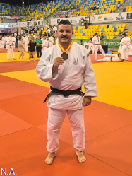 El yunquerano Adrián Albarrán, medalla de bronce en el Nacional de veteranos de judo