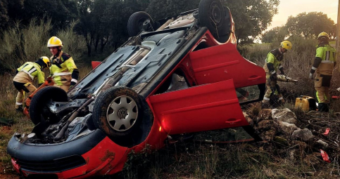 Accidente entre Pozo de Guadalajara y Chiloeches