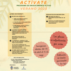 La concejalía de Mayores impulsa el envejecimiento activo también durante el verano