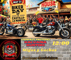 Vermut motero gratuito de Kalvaria Kustom A.M. para celebrar el Día de Castilla-La Mancha