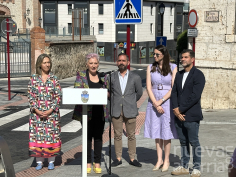 Finalizan las obras de reurbanización en la calle Cervantes y su entorno