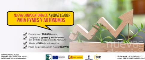 ADASUR abre nueva Convocatoria de ayudas Leader para impulsar la inversión de pymes y autónomos en la Alcarria Sur