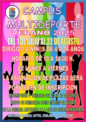 Campus multideporte de verano 2025 en Molina