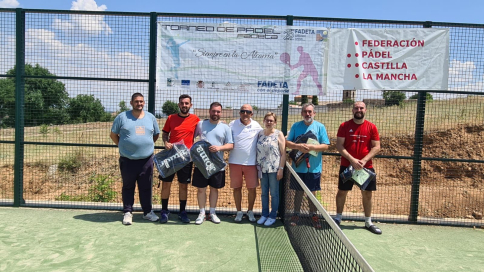 Gran ambiente deportivo y mucho calor en el Torneo de Pádel de Millana organizado por FADETA
