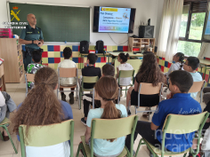 La Guardia Civil de Guadalajara realiza 788 actividades en centros educativos de la provincia durante el curso escolar 2024/2025