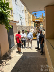 El portavoz del PP en la Diputación visita las obras del colegio de Pastrana