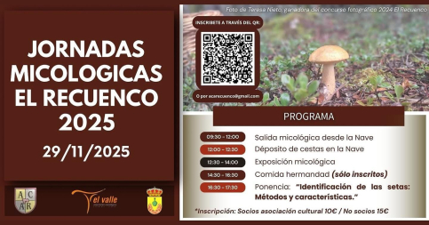 Jornadas Micológicas en El Recuenco 2025