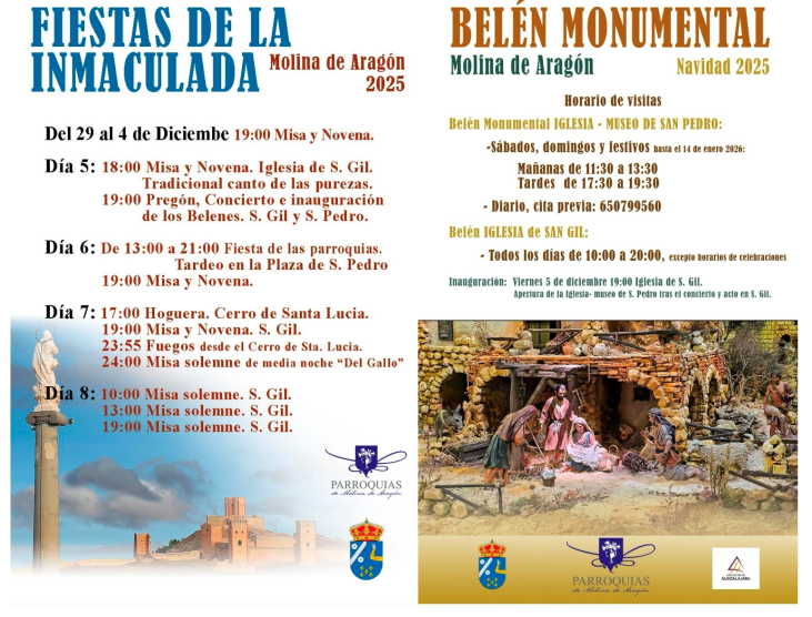 Fiestas de la Inmaculada en Molina de Aragón