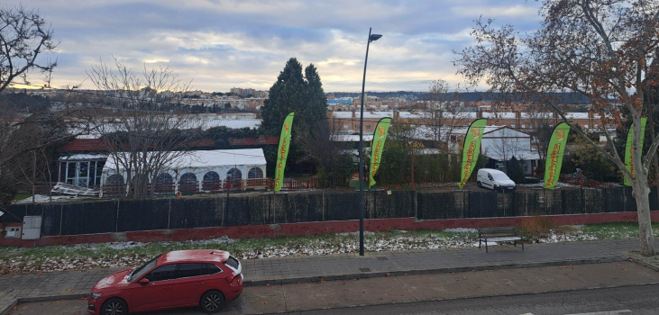 La capital y el Corredor amanecen cubiertas de nieve