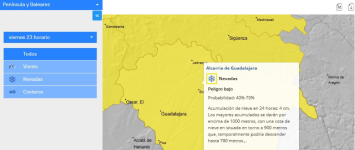 AEMET LO ANUNCIA: Ingrid trae nieve en cotas bajas del Corredor y la Campiña