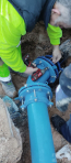Restablecido el suministro de agua en La Celada tras una compleja reparación en la red general