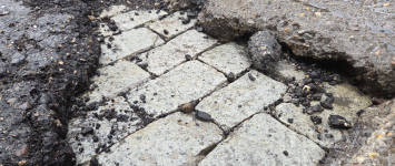 ¿Recuerdan el adoquinado de la calle Ramón y Cajal?