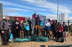 Quer corona a los campeones nacionales de Mondioring bajo un fuerte aguacero