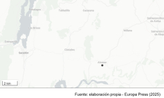 Cortada la N-320 en Alcocer