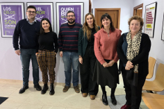 Visita de la directora del Instituto de la Mujer de Castilla-La Mancha al centro de Azuqueca