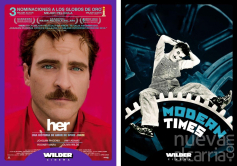 Wilder Cinema proyectará “Tiempos modernos” y “Her” en Multicines