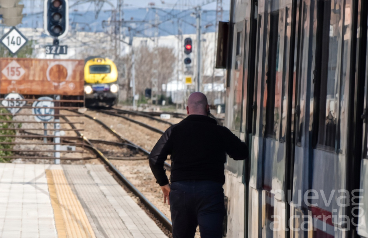  Un mercancías descarrila cerca de la estación de Azuqueca de Henares 