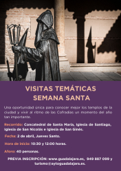 Guadalajara lanza visitas guiadas gratuitas para descubrir los secretos de su Semana Santa
