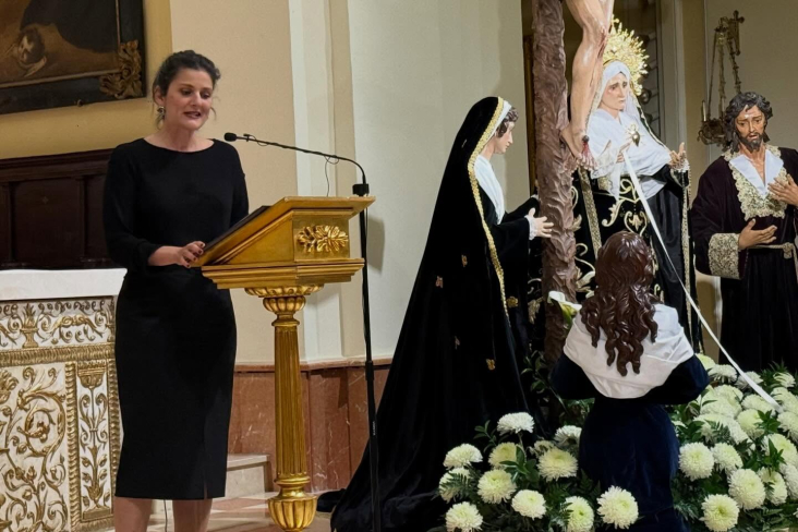 Abigail Tomey, pregón de Semana Santa: “Cuánto siento que las tierras de Jesús estén ahora en un trance tan terrible